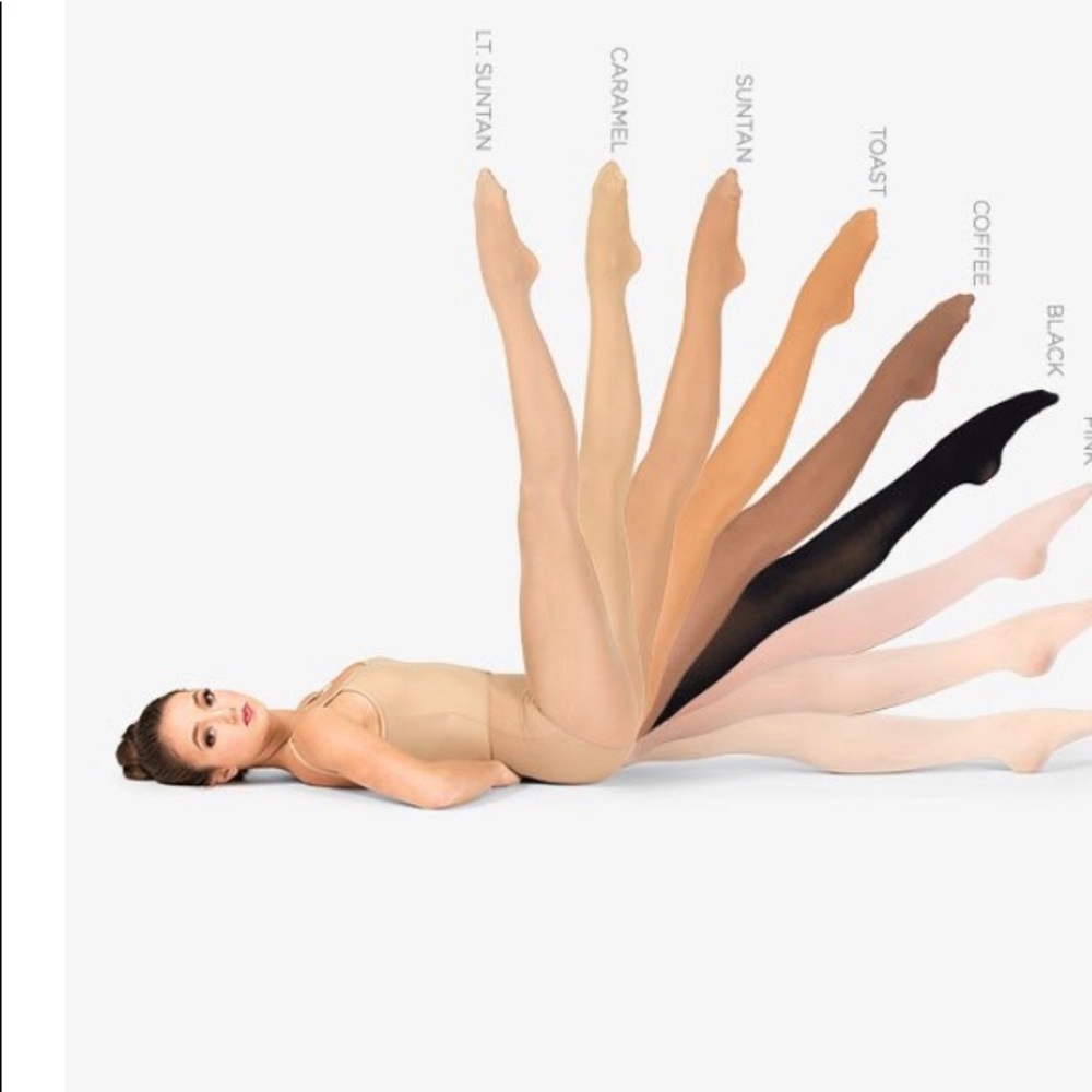 L Black Convertible Tights Theatricals